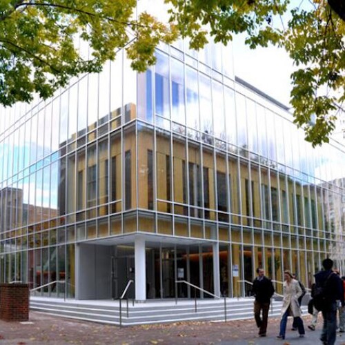 Exterior of Annenberg School. 