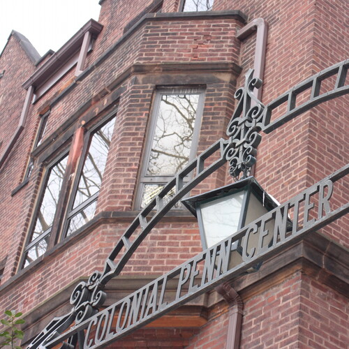 Colonial Penn Center door entrance.