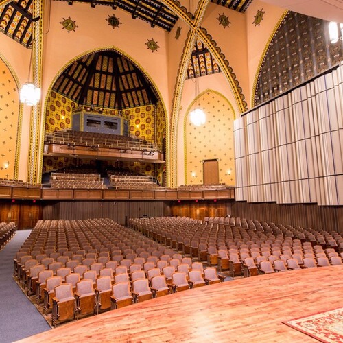 Irvine Auditorium main hall.