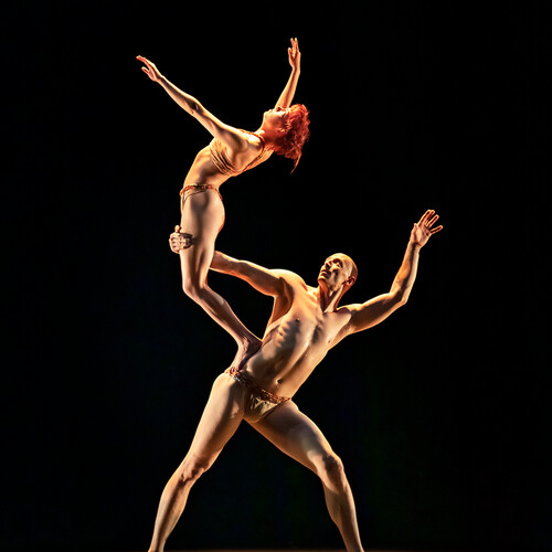 Dancers posing.