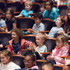 Kids seated for Children's Festival 2019