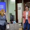 penn president liz magill visits penn first plus center