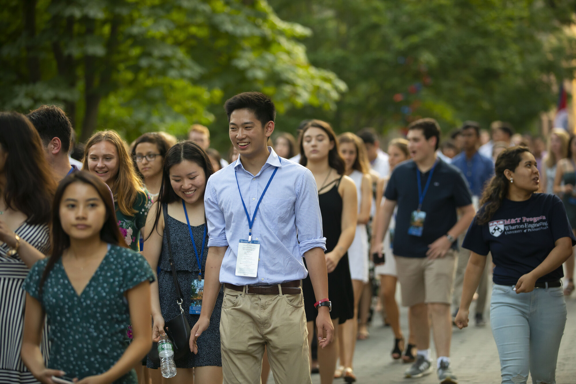 Students arriving at the 2018 Convocation ceremony