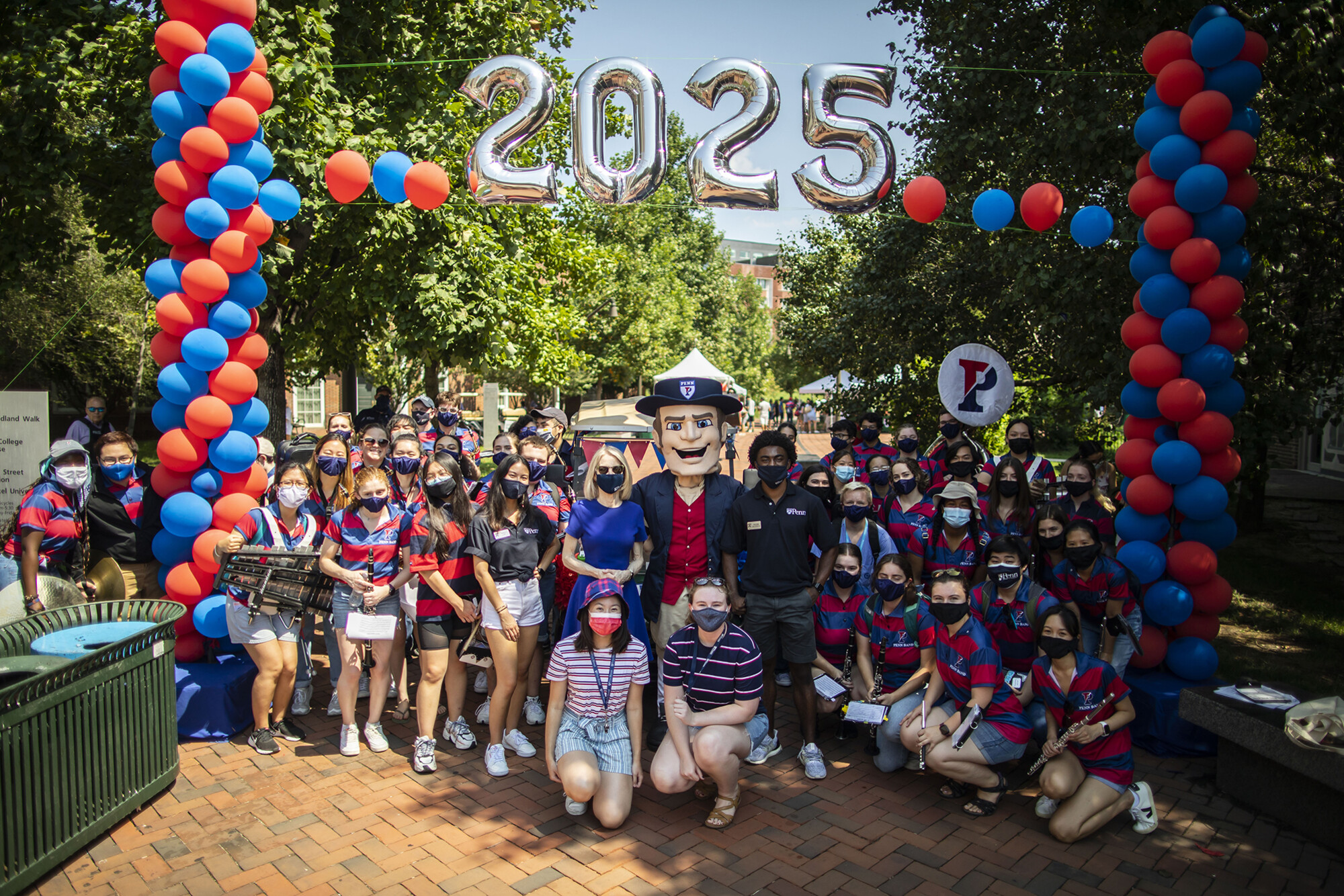 penn band with president