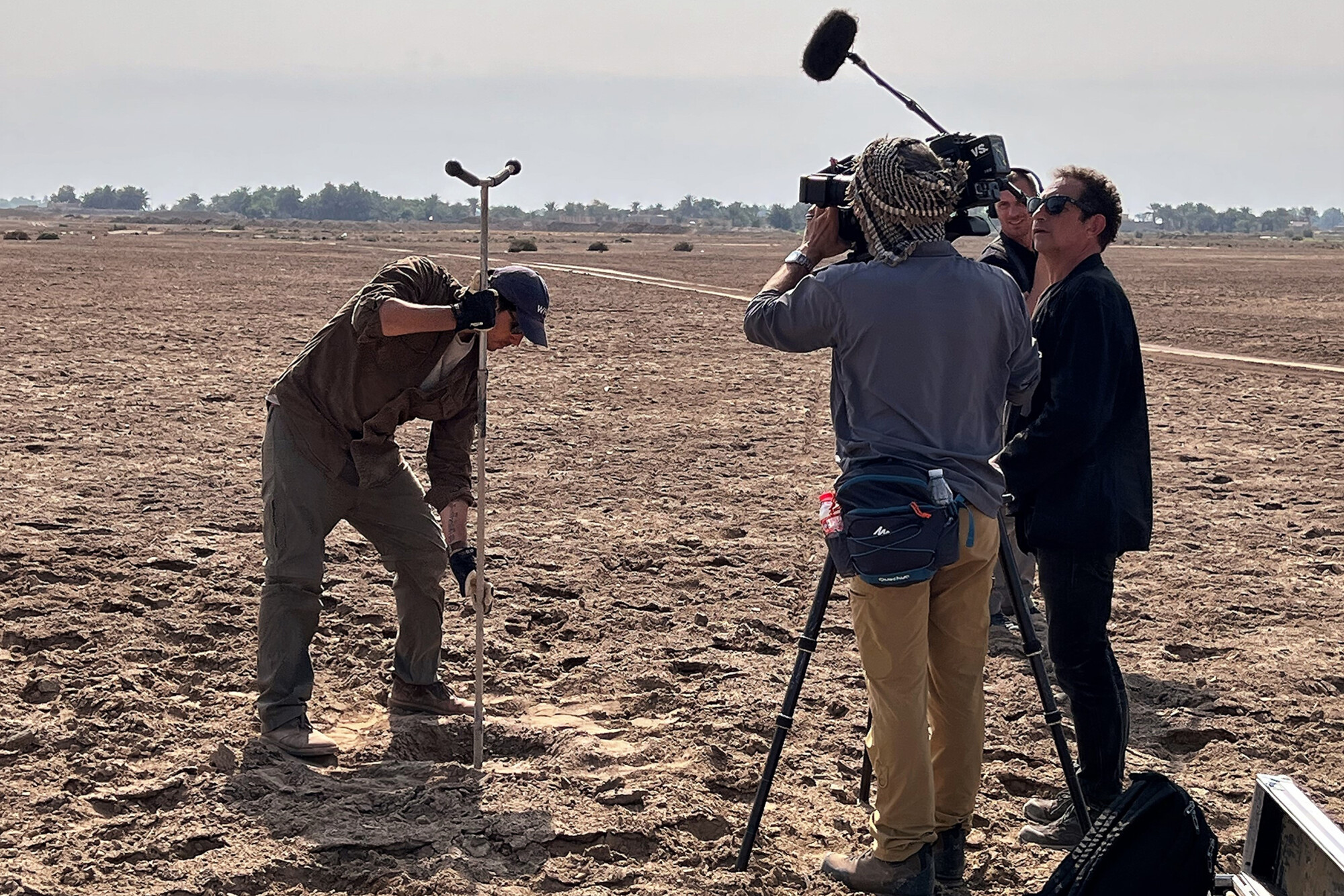 video filming of drilling at lagash