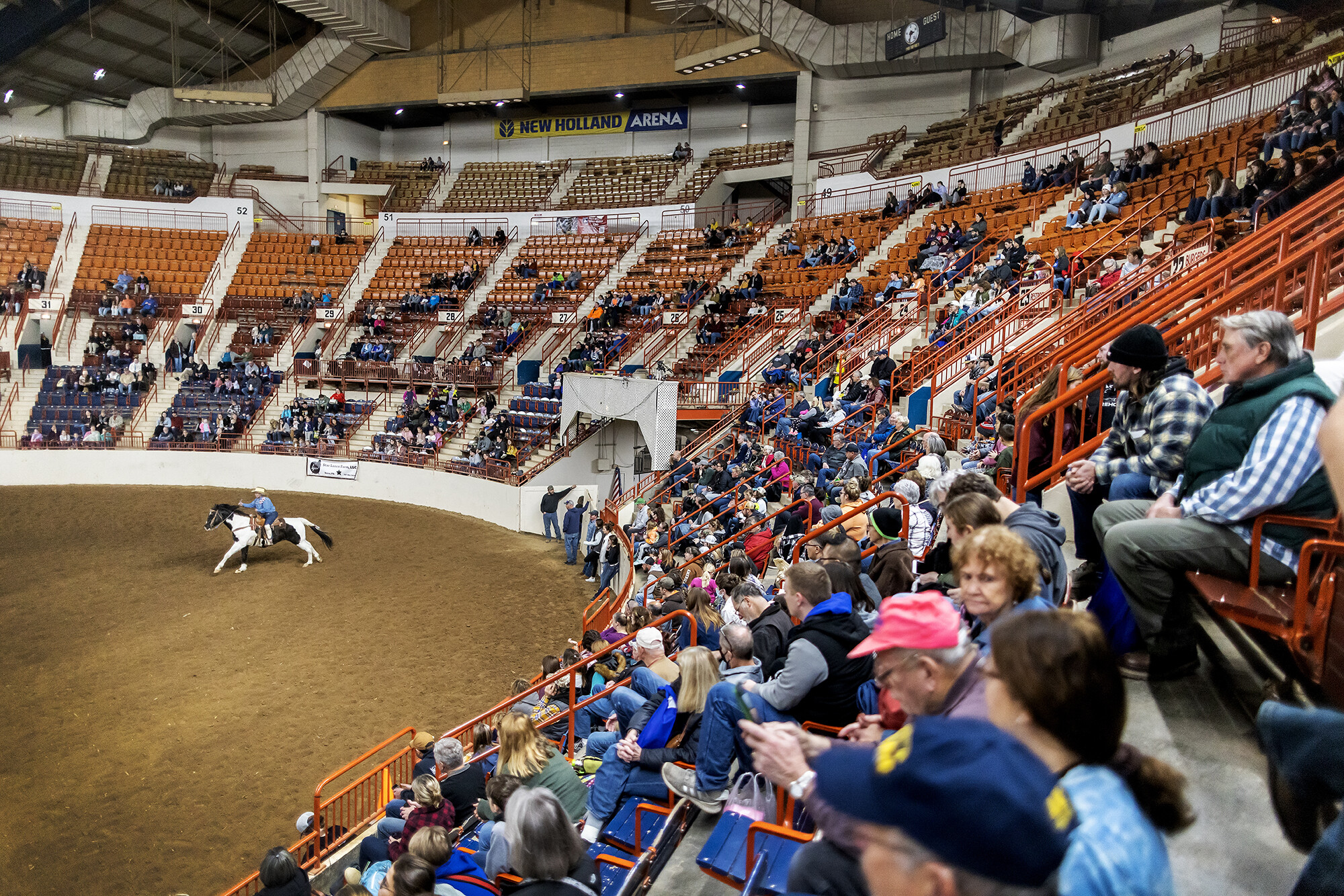 barrel races at the pa farm show