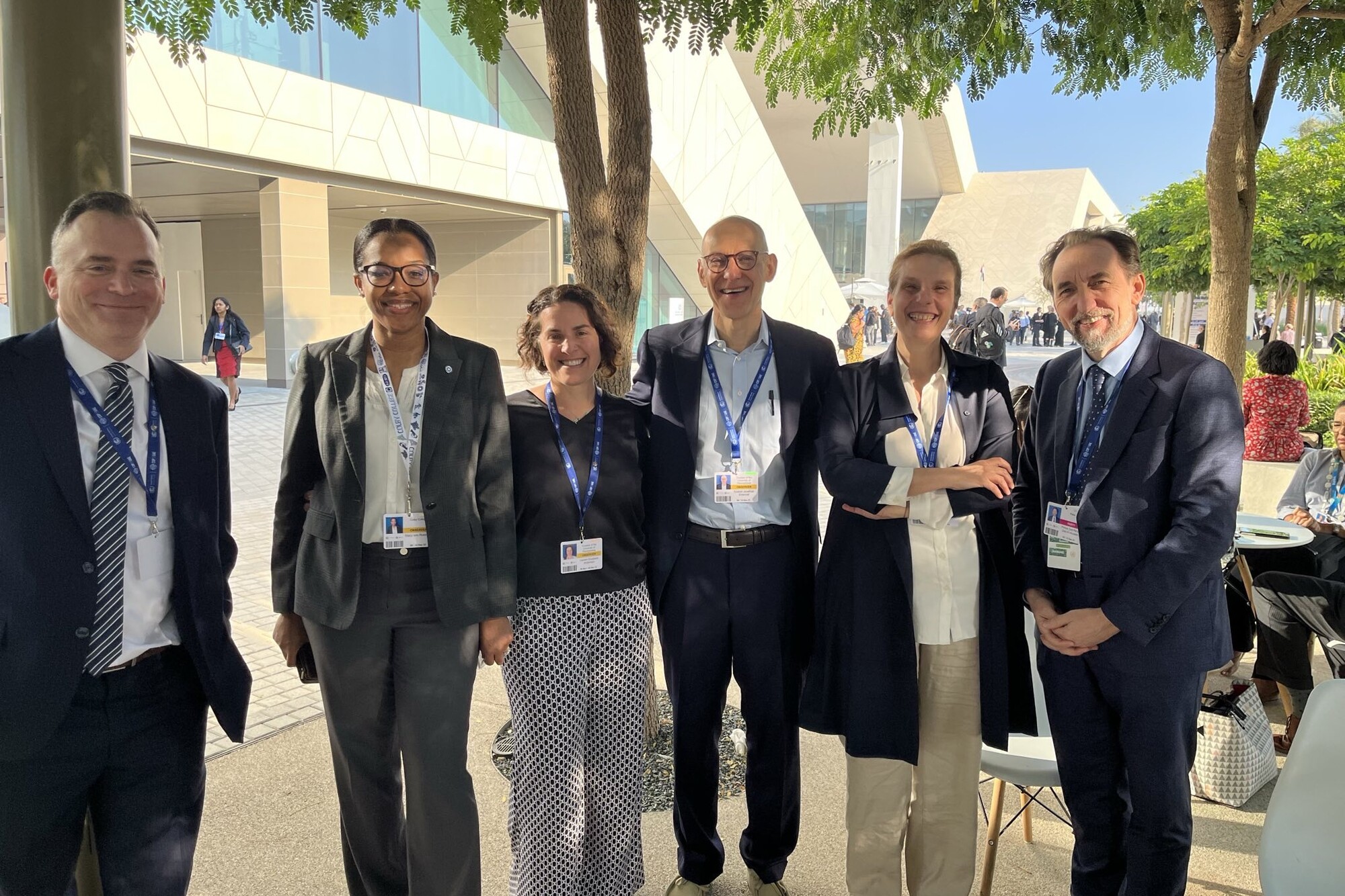 weisberg, emanuel and other penn staff at cop28