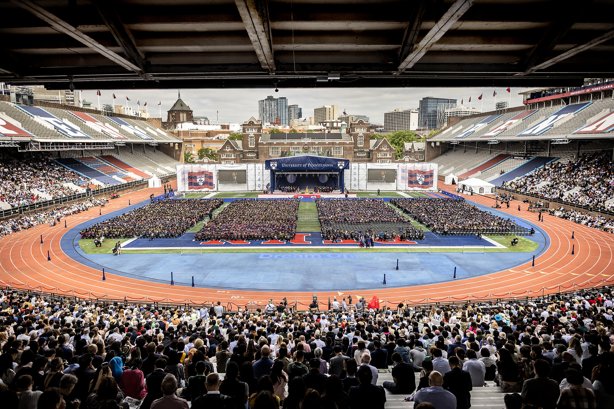 franklin field during commencement