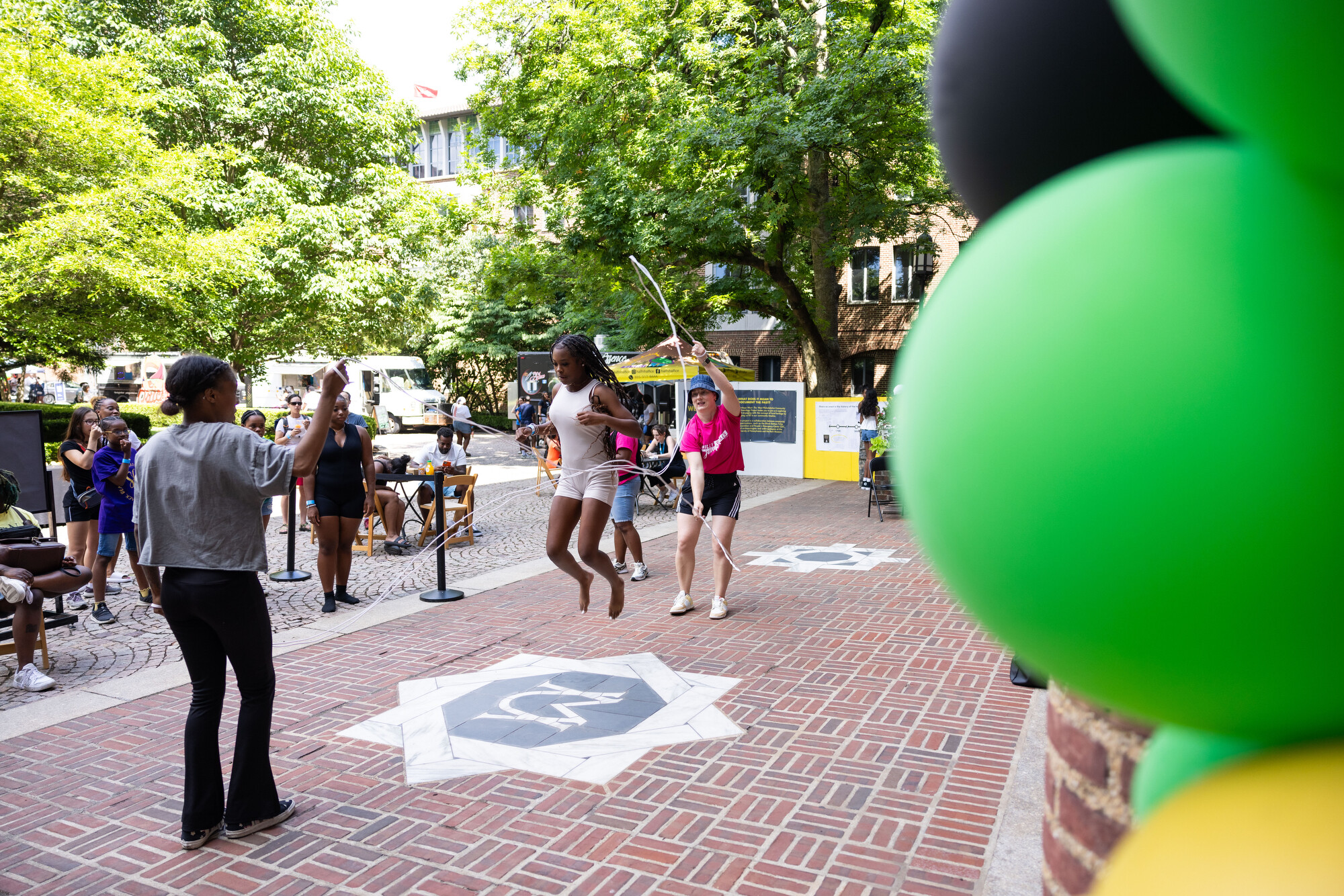 jump rope at the juneteenth celebration