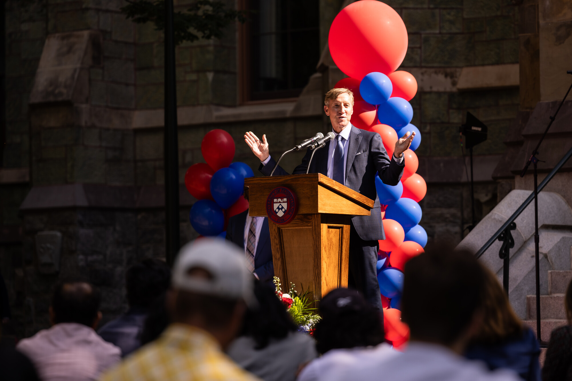 president jameson at the new student welcome