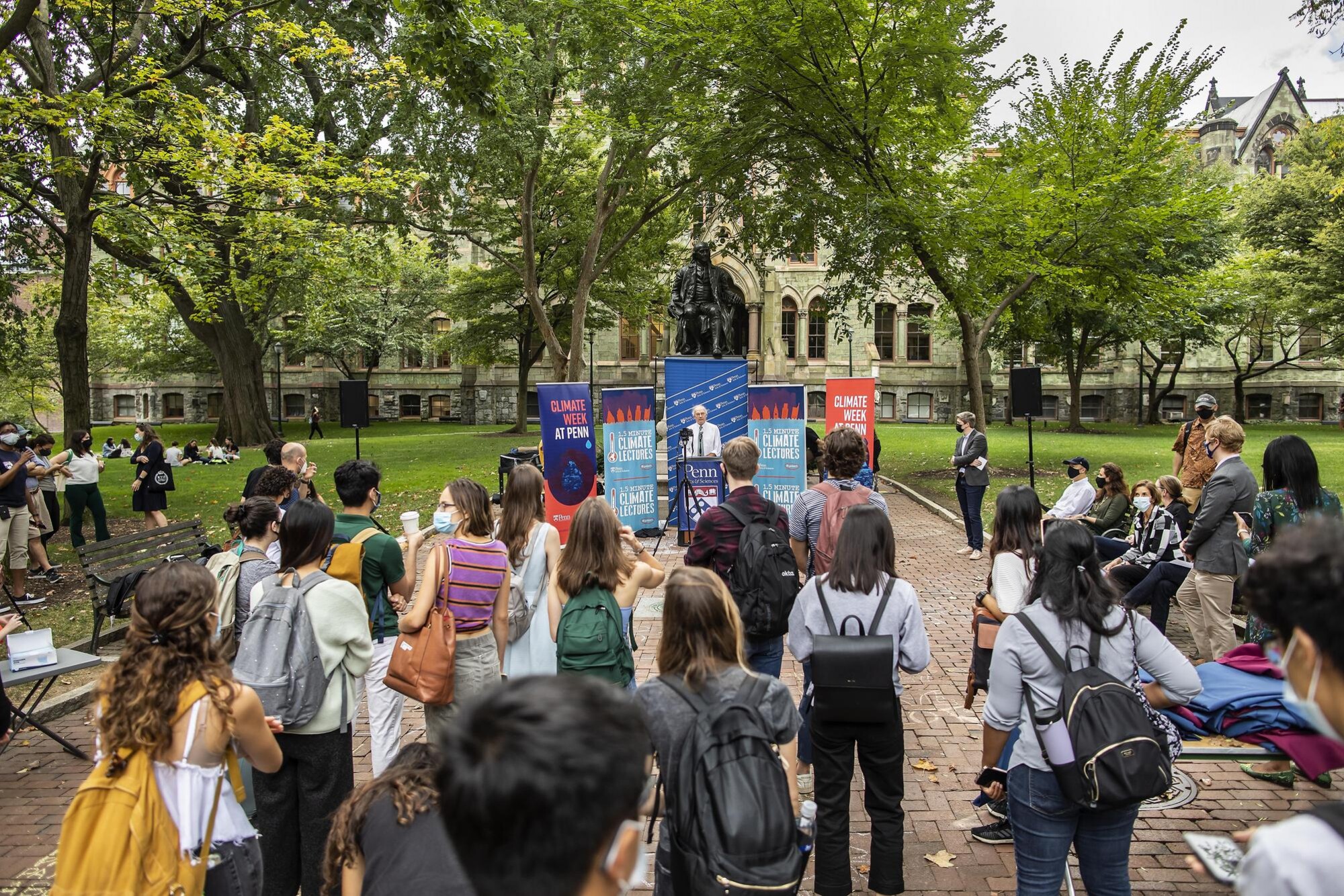 A 1.5 minute climate lecture on Penn’s College Green.