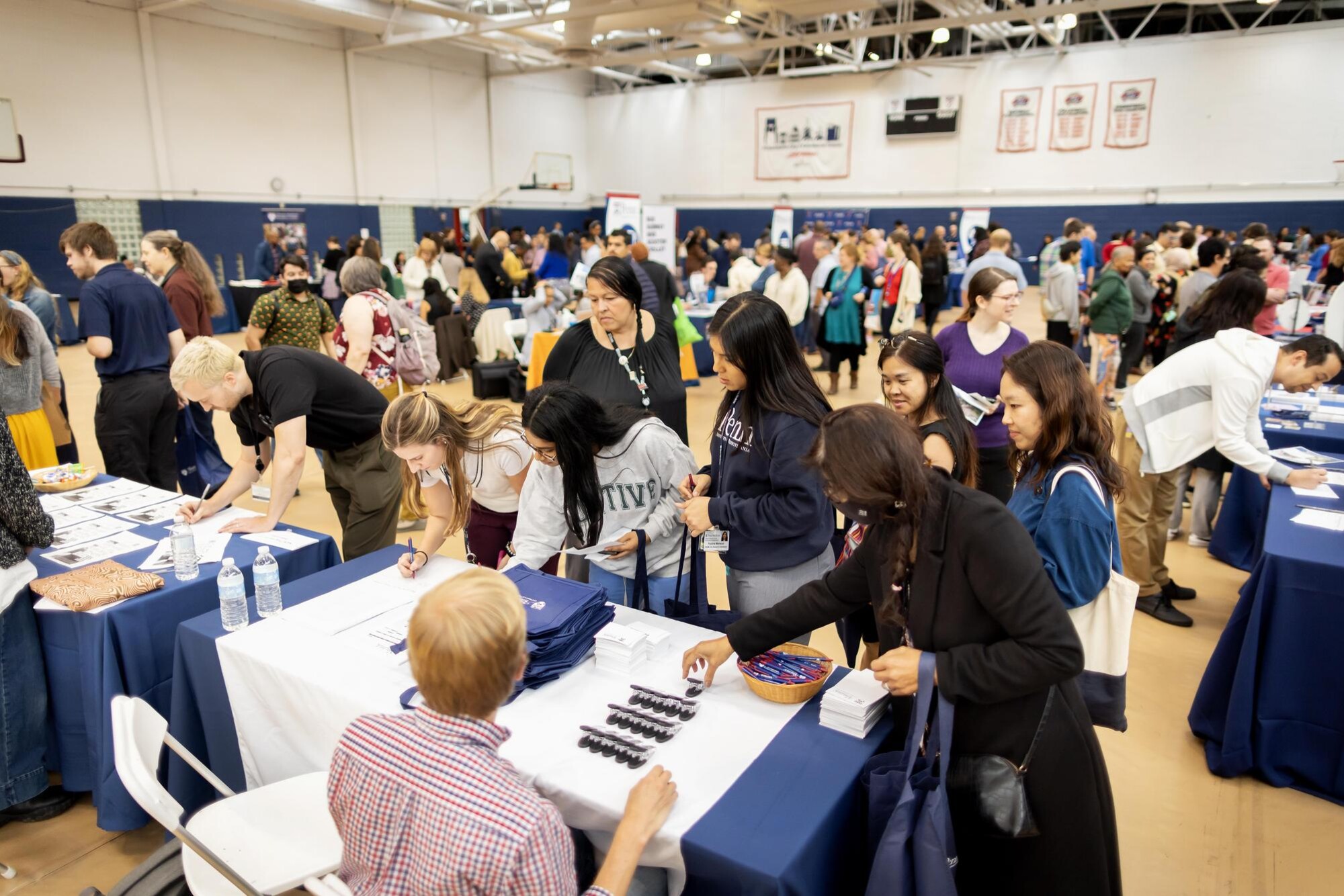 Penn staff at Penn’s Employee Resource Fair.