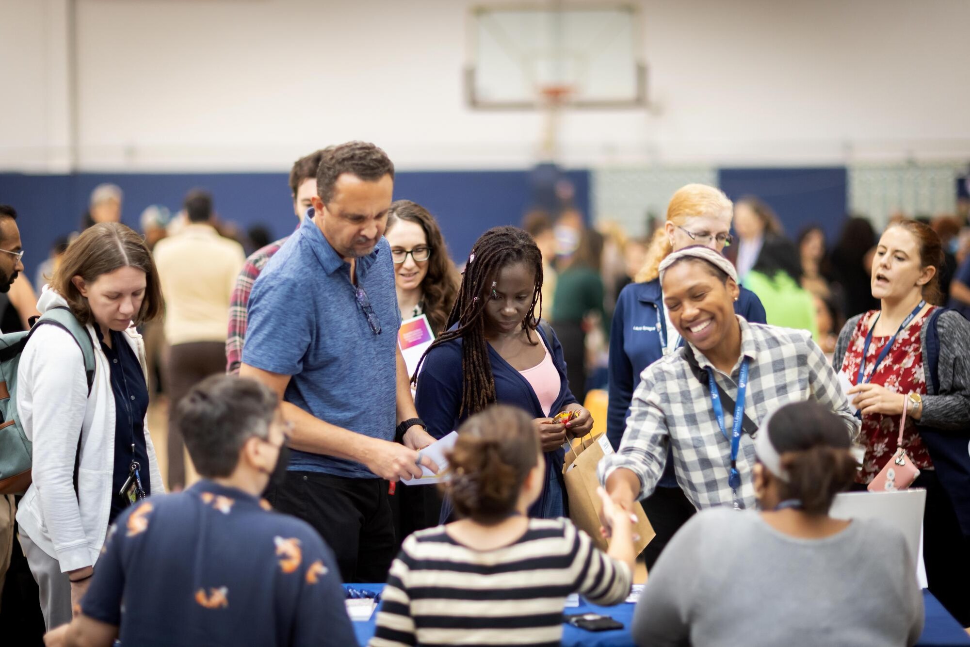 Penn staff at Penn’s Employee Resource Fair.