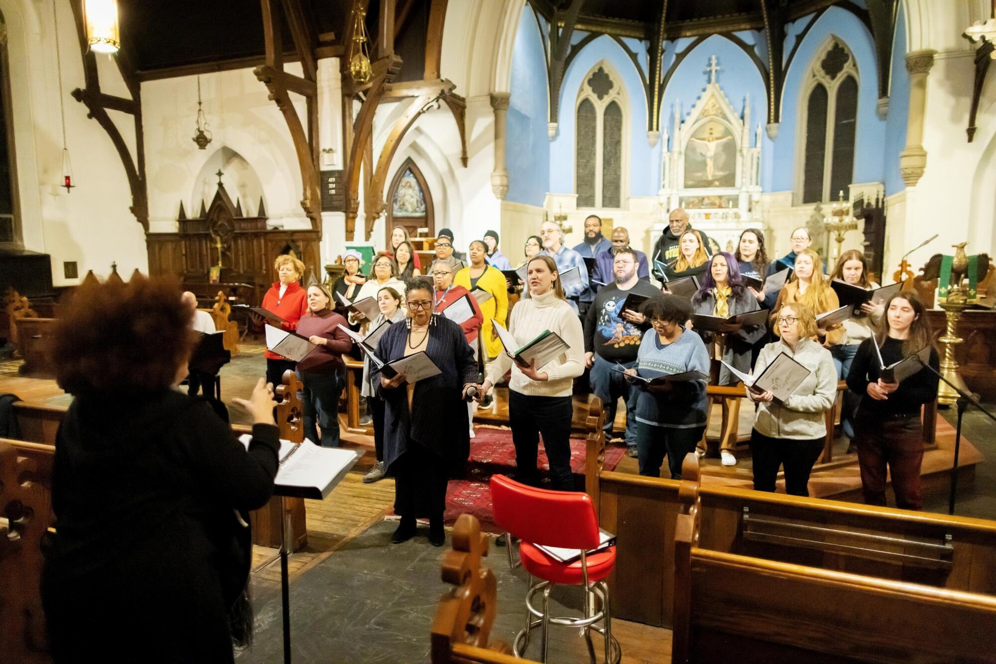 Members of Penn’s choir.