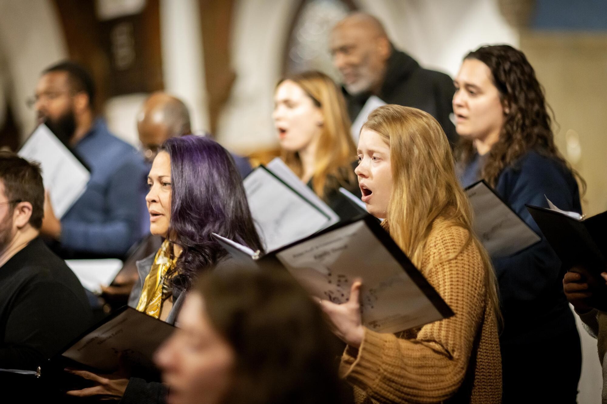 Members of Penn’s choir.