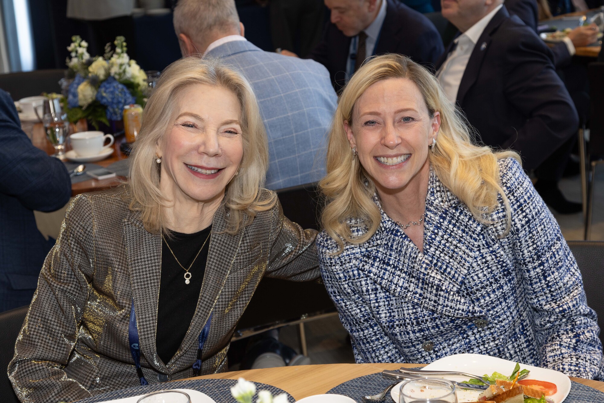 Amy Gutmann and Yale’s president Maurie McInnis.