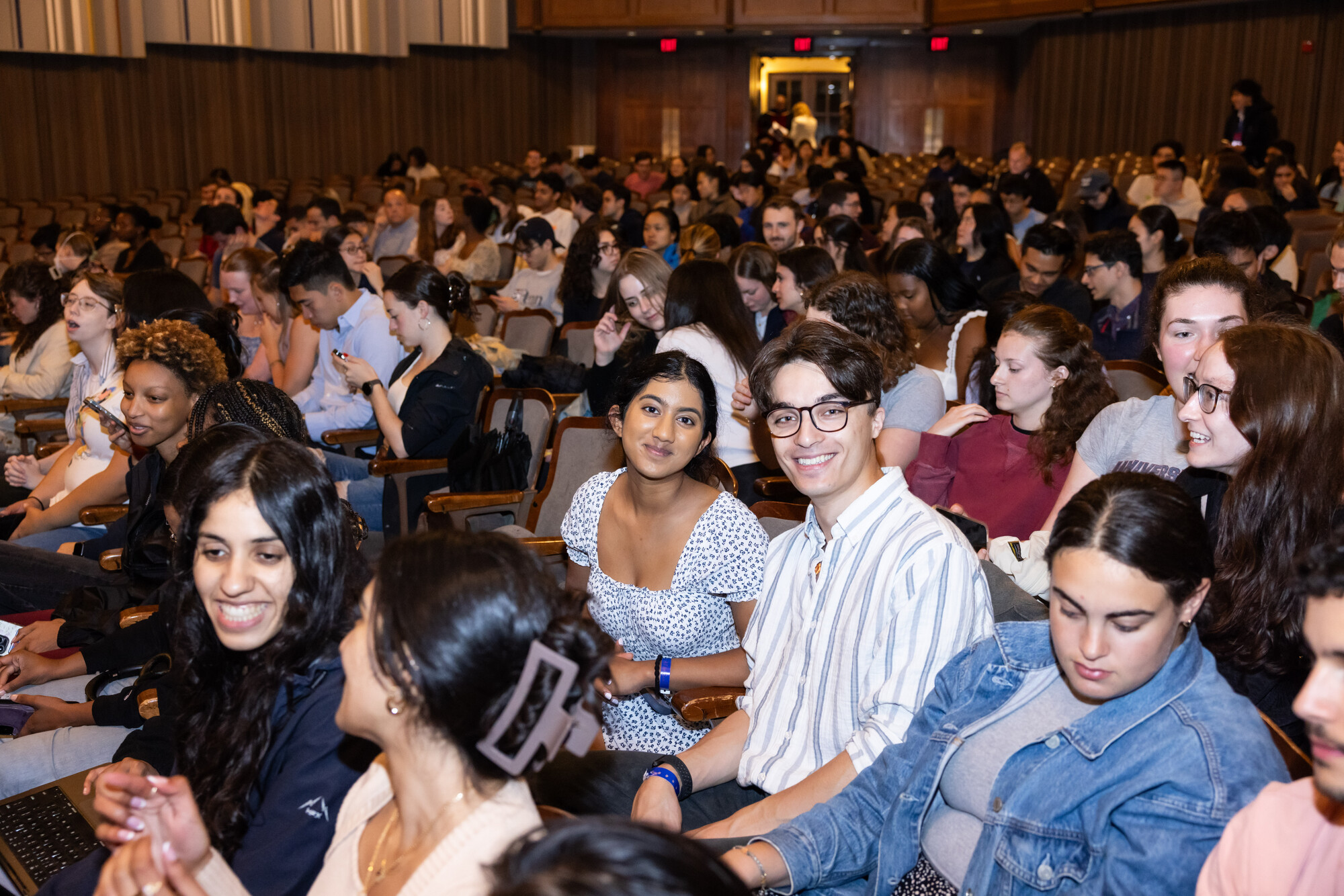 Students in the audience at Penn’s Baccalaureate celebration.