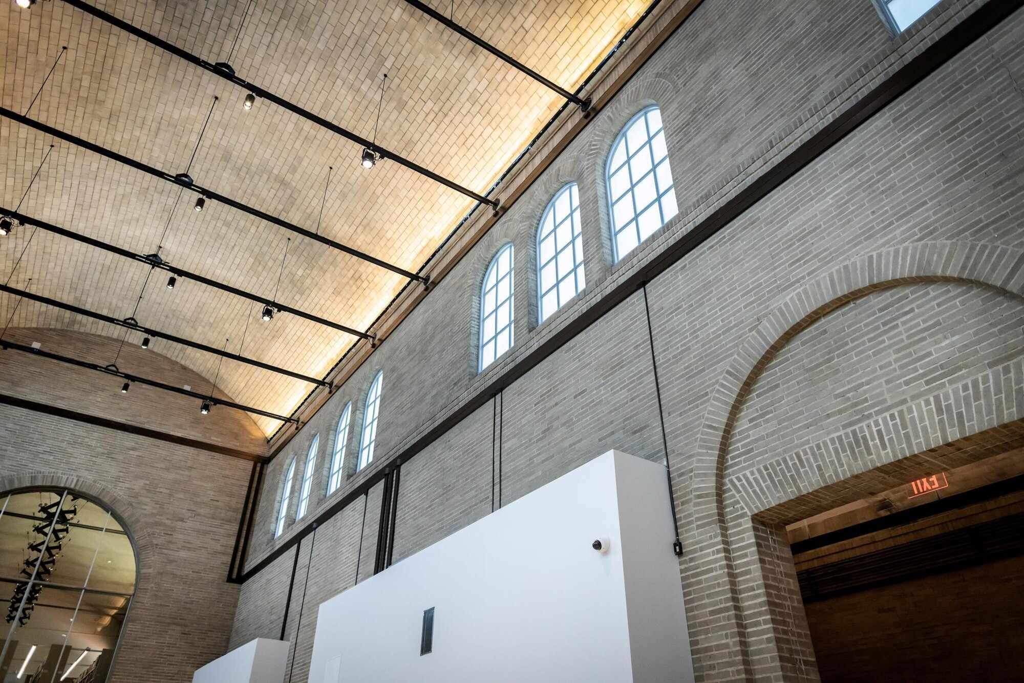 The interior of the Penn Museum under construction.