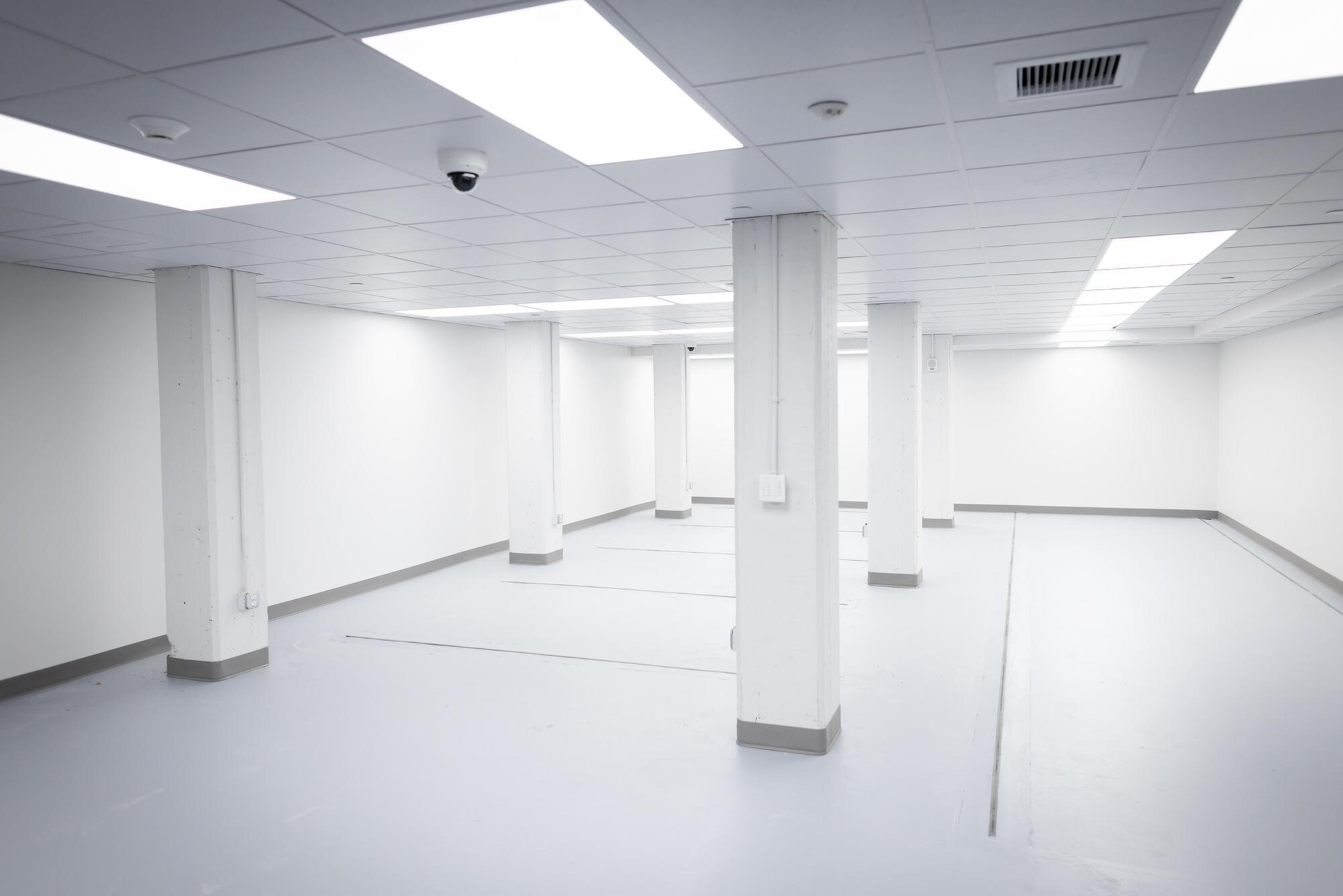 The interior of the Penn Museum under construction.