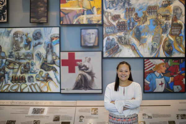 Alaina Hall, one of the 2018 President’s Engagement Prize winners and a School of Nursing senior.