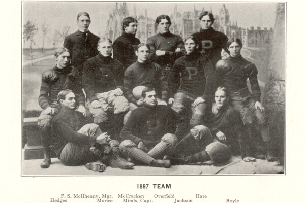 Members of Penn's 1897 national champion football team