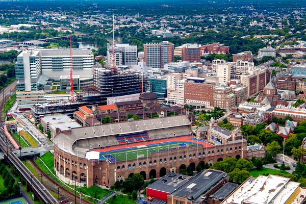 Aerial view of Penn Medicine Complex