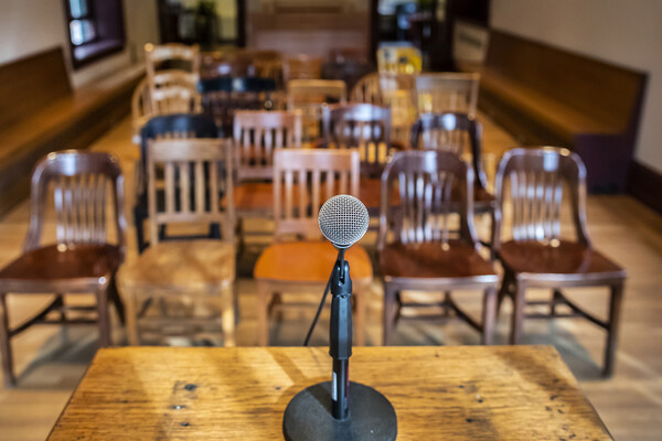 microphone at kelly writers house