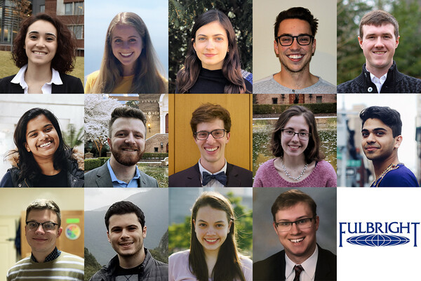 Photos of 14 students.