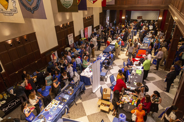 Looking down on the Supplier Diversity Expo