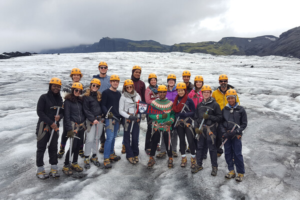 iceland class on site in iceland
