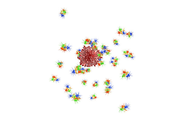 rendering of a t cell