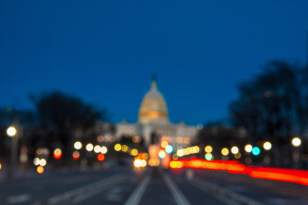 blurry image of the capitol building