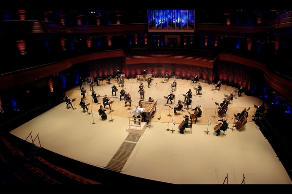 philly orchestra on stage at kimmel