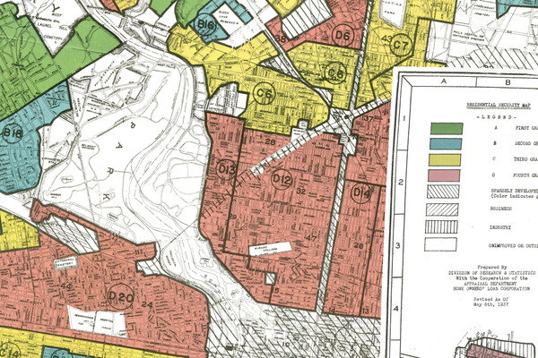 Historical map of areas of Philadelphia