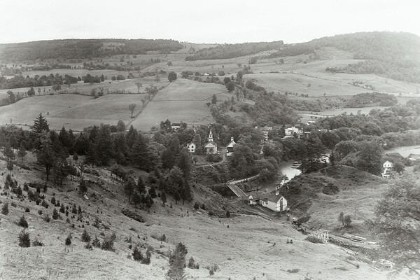 The village of Gilboa in 1919. 