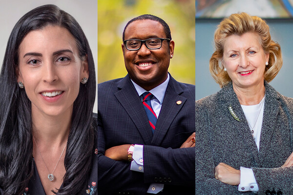 Holly Fernandez Lynch, Quayshawn Spencer, and Connie Ulrich.