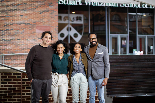 from left, a group portrait of Christopher Carlos Brzovic, Jazmin Diaz, Céline Apollon, and Julian Turley.