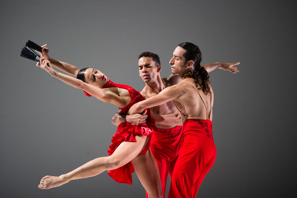 Ballet dancers posing