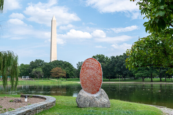 An installation on the National Mall.