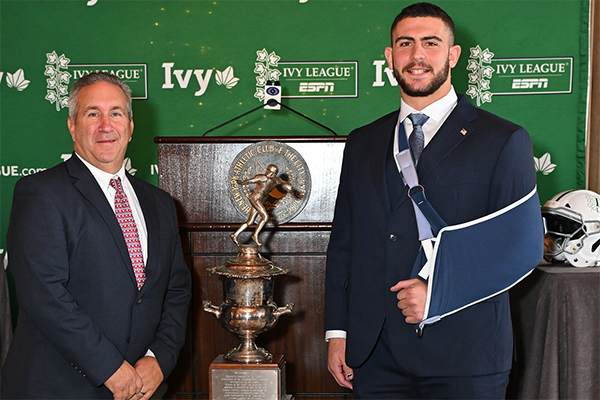 Head Coach Ray Priore, left, and Joey Slackman at the New York Athletic Club.