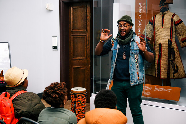 Paul Best performs at Penn Museum.