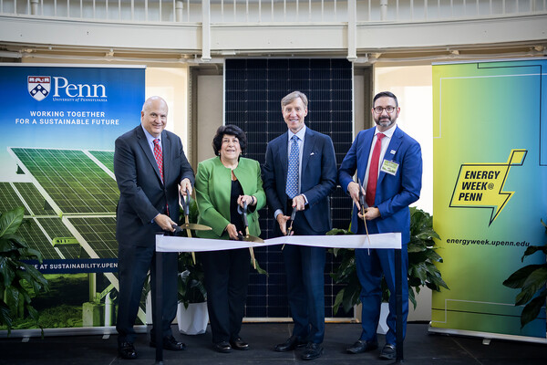 sound light travel interim president larry jameson at solar panel ribbon cutting