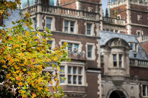 A Penn building on campus in the fall.