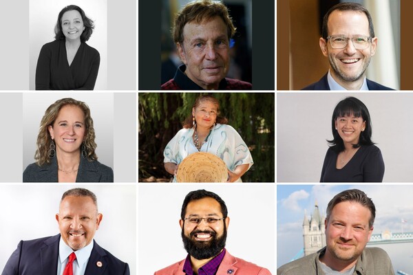 Top row: Belinda Bentzin Buscher, Robert Cort, and Ira Hillman. Second row: Jennifer Krevit, Desiree Martinez, and Sally Jutabha Michaels. Bottom row: Marc Morial, Deepak Prabhkar, and Andre Dombroski.