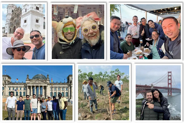 Snapshots of Wharton students across the country and the world.