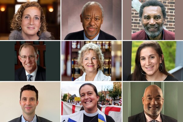 (Top row) Jackie Einstein Astrof, Calvin Bland, and Denis Elton Cochran-Fikes; (middle row) James H. Greene, Susan T. Marx, and Jodi L. Miller; (bottom row) Ian A. Seltzer, Liz Theoharis, and Herman Beavers.