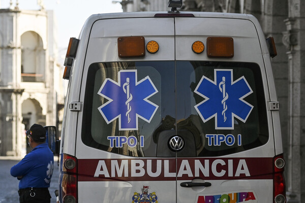 An ambulance in Peru.