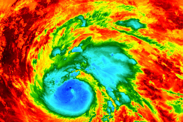 Hurricane Harvey image Courtesy: European Space Agency 