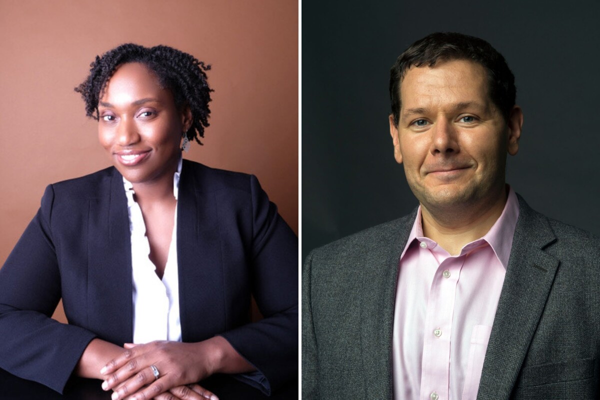 Marcia Chatelain and Matthew Levendusky headshots