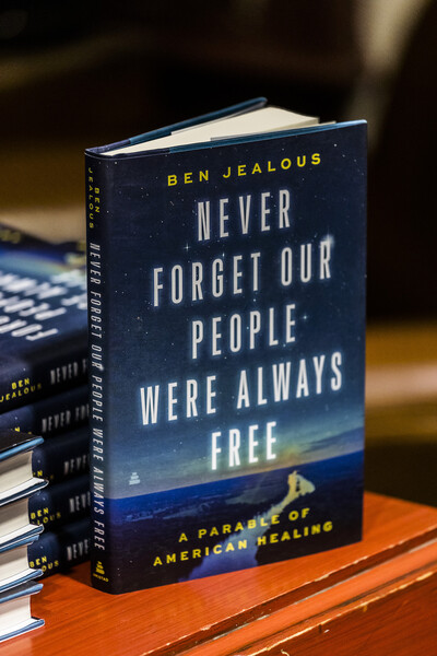 A book titled: Never Forget Our People Were Always Free